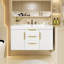 Meuble-lavabo moderne de 36 po avec lavabo en résine, rangement flottant mural, charnières, meuble-lavabo facile à assembler, armoire 2 tiroirs, assemblage-1667685007