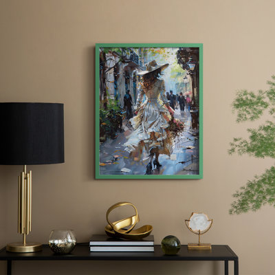 «WOMEN Series DCCXII», reproduction encadrée - bois massif