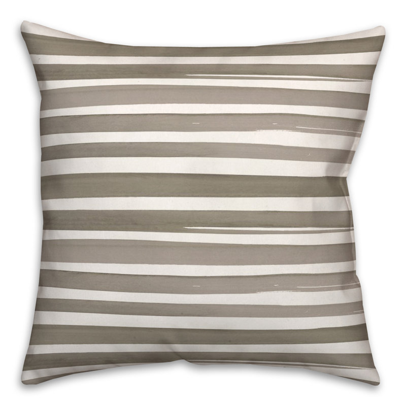  Housse de coussin décoratif en polyester / mélange de polyester, Brun