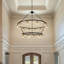 Lustre 20 lumières à deux étages avec lustre en roue de chariot pour vestibule et salon