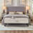 Velvet Upholstered Bench with Flip Top-54820375