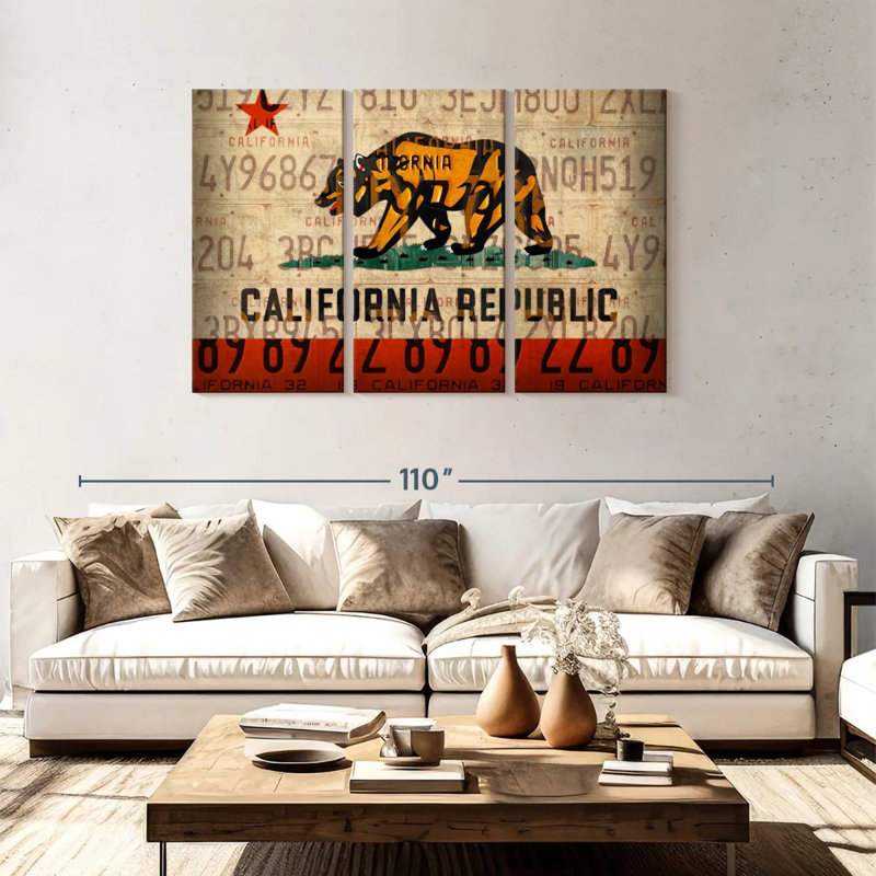 Plaques du pavillon de l'État de Cali, H 48 po x l 74 po