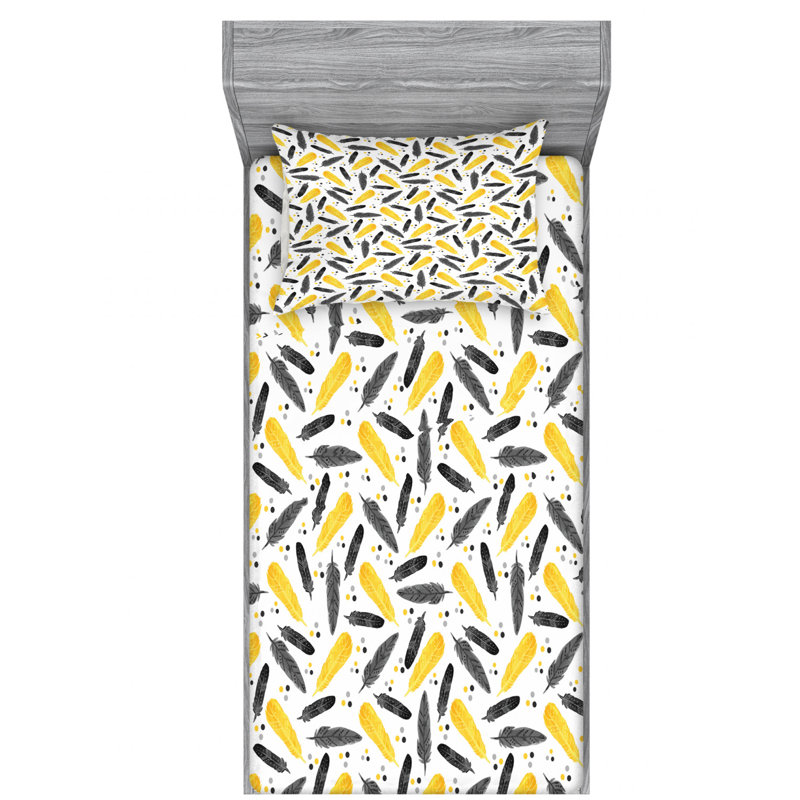Microfiber Sheet Set, Twin Sheet Set with Fitted Sheet