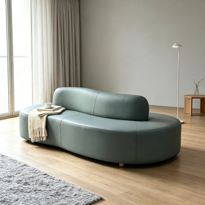 Canapé en faux cuir Simple Arc