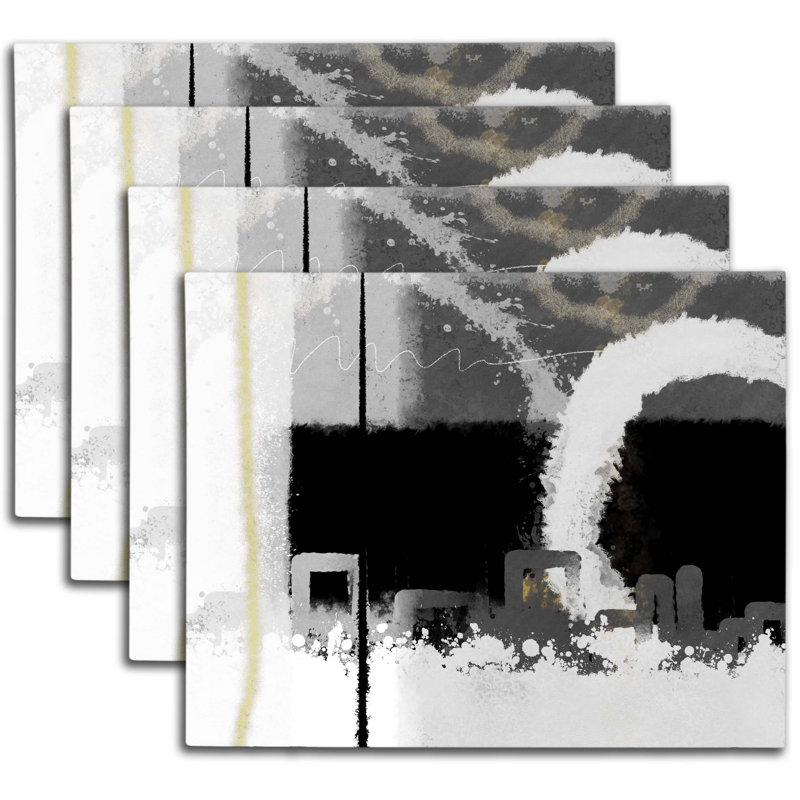 Napperon abstrait en polyester