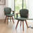 Kretzmer 21.2" W Bamboo Swivel Modern Dining Chair-96262355