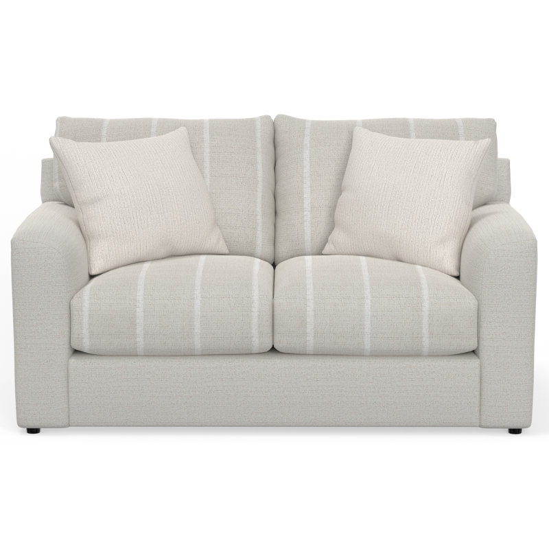 Causeuse Mialyn, Polyester crème / brun clair