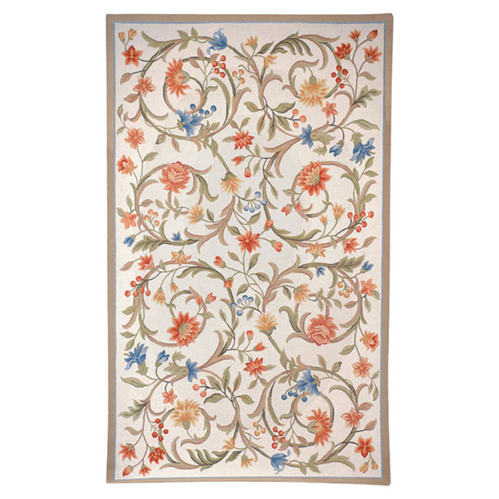 Hollander Handmade Hooked Wool Area Rug