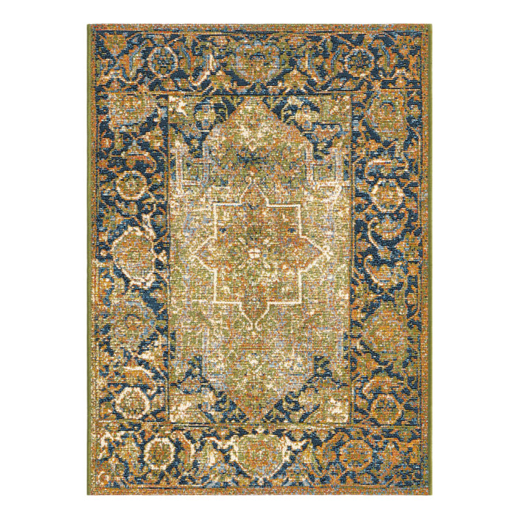 Green Nosara Indoor/Outdoor Traditional Rug