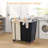 Large Rolling Laundry Hamper with Wheels-105503788