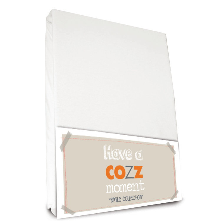 Molton Cotton Blend Cotton/Polyester Fitted Sheet, 140 x 220 cm