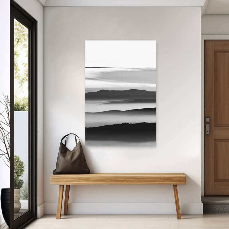 Mystic Scenery 3, paysage abstrait contemporain, art naturel, H 60 po x l 40 po