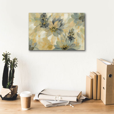 «Secret Garden» Epic Graffiti par Silvia Vassileva, art mural sur toile, 18 po x 12 po