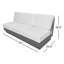 Lucca Metal Outdoor Sofa with Sunbrella Cushions