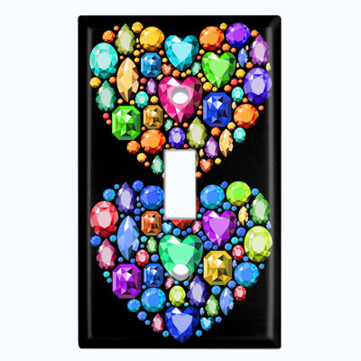 Patterned Toggle Light Switch Standard Wall Plate