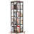 Fortis 54"H x 15.8"W x 15.8"D Rotating Bookcase, Coner bookshelf-928117189