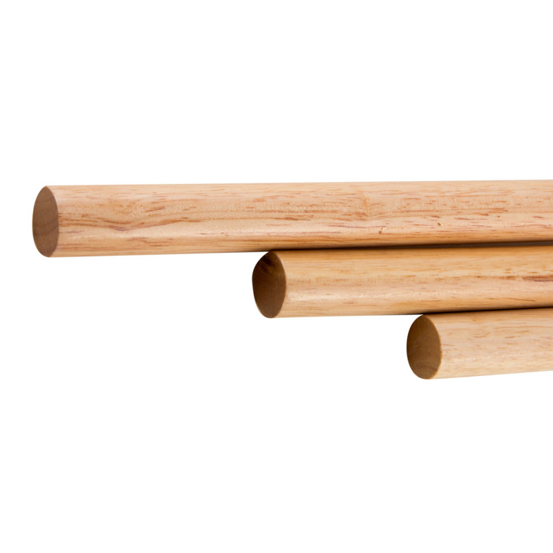 Barre à serviettes murale en bois 16" à triple rack