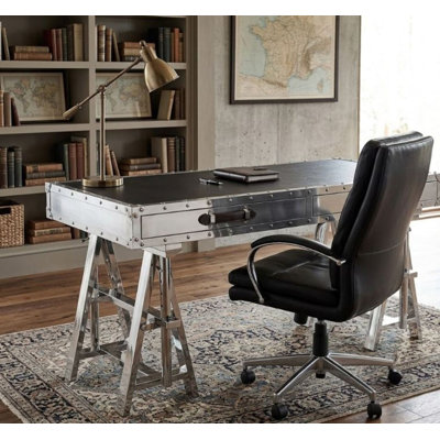 Enilmoob Adjustable Metal Base Writing Desk