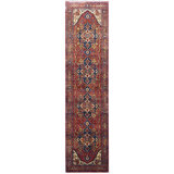 Hand-Knotted High-Quality Red and Red Area Rug