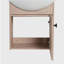 Petite commode de salle de bain de 18 pouces avec lavabo en céramique, conception murale