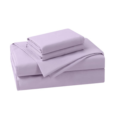 Ensemble de draps en bambou (3 ou 4 pièces), doux et confortable. Comprend : 1 drap-housse (38 cm), 1 drap plat et 1 ou 2 taies d'oreiller. Lavable à la machine. Convient aux tailles Twin, Full, Queen et King. Confort toutes saisons. Doux au toucher, poches profondes, infroissable et facile d'entretien.