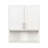 Double Door Bathroom Vanity Mirror Cabinet, Built-In Tissue Slot Multifunctional Storage Cabinet
