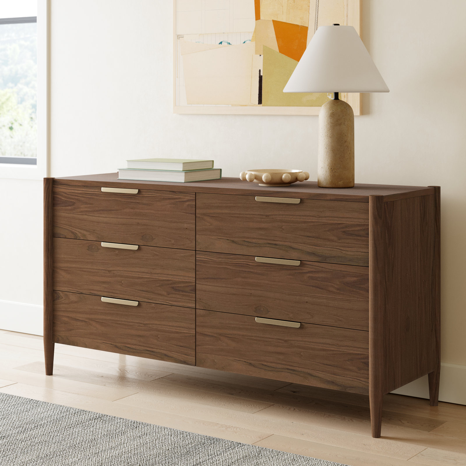Reece 64" Dresser, Rich Walnut