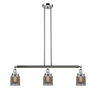 Luminaire suspendu linéaire à 3 lumières pour îlot de cuisine Keech
