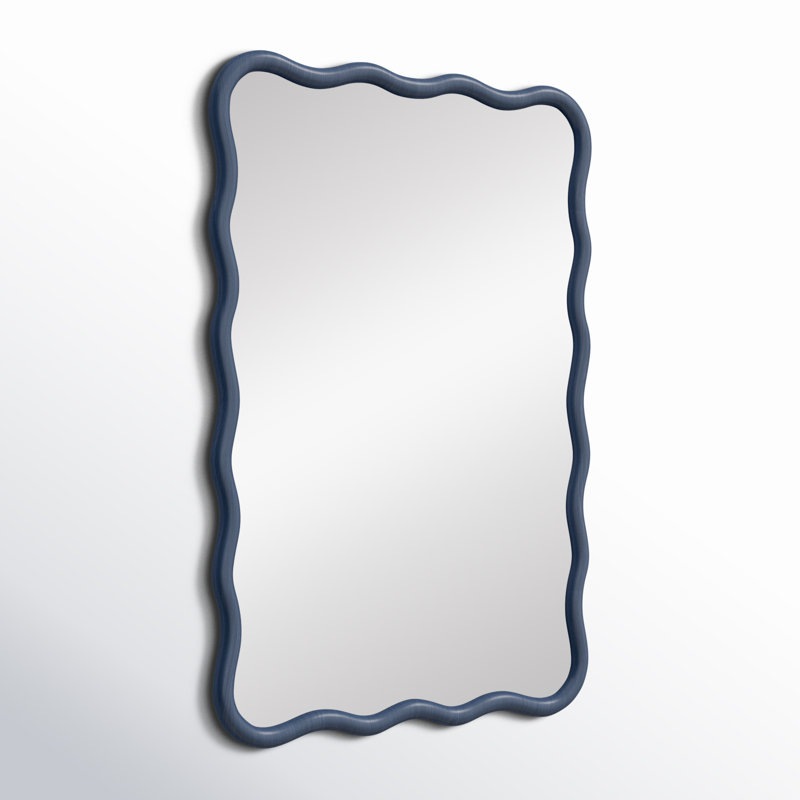 Andy Abstract Mirror, Denim