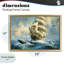 Cadre flottant Clipper Ship & The Whale, design par Tina LeCour-2046646042-2046646040