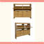 Armoire à chaussures rustique avec porte de grange avec 4 tiroirs rabattables et rangement élégant pour le salon-1712432430