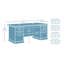 Bureau rectangulaire l 71,102 po