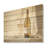 Chardonnays Charm - Wine Wood Panel Wall Art On Natural Pine Wood-136235976
