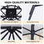 Swivel Patio Lounge Chairs, Steel Rattan Egg Chair, Modern Patio Home