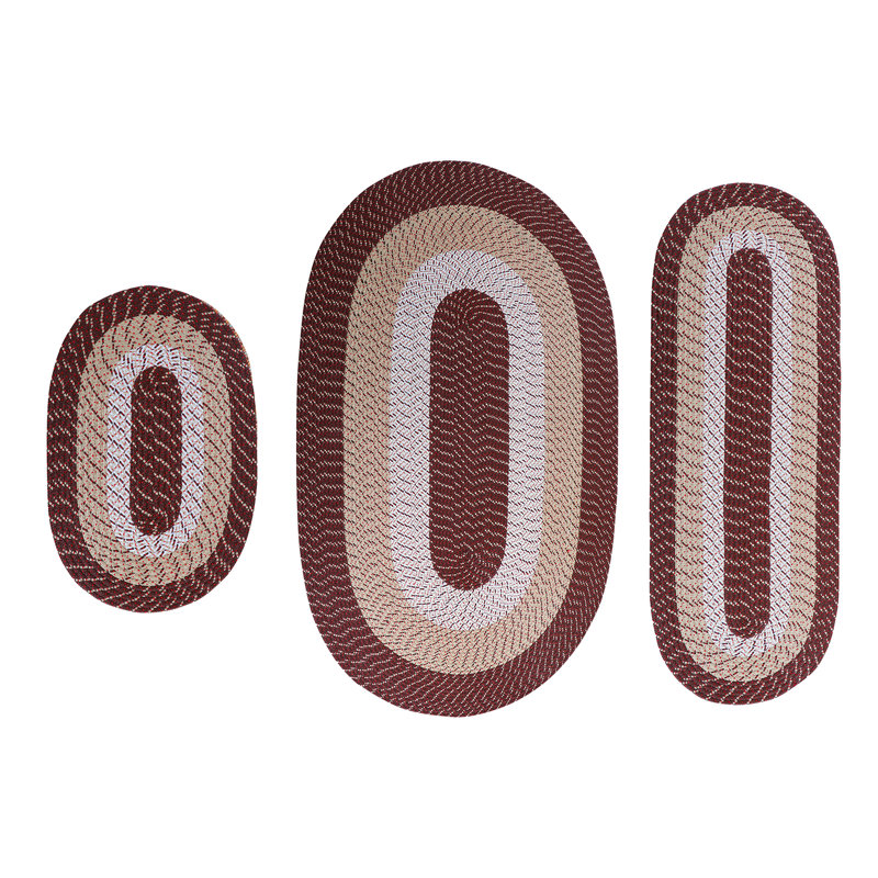 Ensemble de 3 tapis 100% polypropylène Faigel