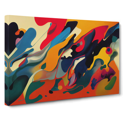 Beguiling Modern Abstract - Wrapped Canvas