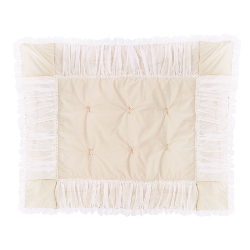 Édredon pour lit de bébé Hennen, Écru