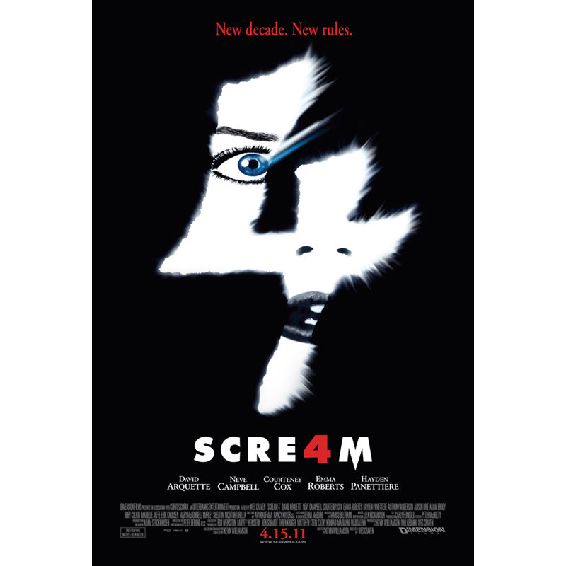Scream 4, 24" H x 16" W