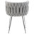 Uresti 17.75'' H Tufted Upholstered Metal Armchair-477132649-477352545