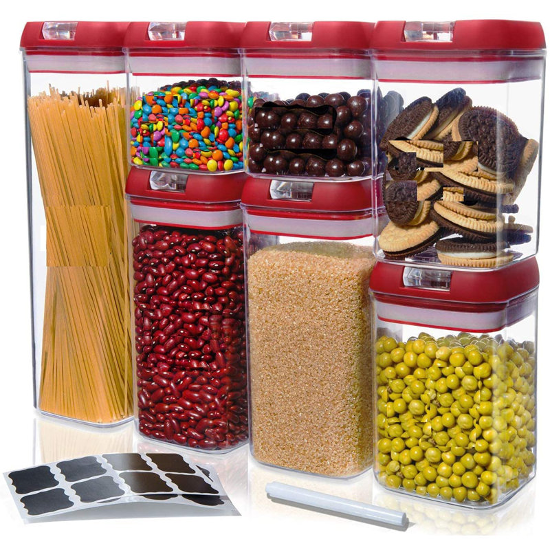 48oz. Food Storage Container, Red