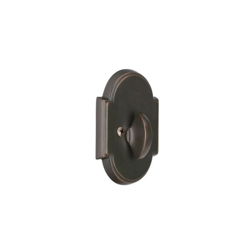 #8 Single Sided Deadbolt Polished Chrome Finish, Oil Rubbed Bronze