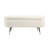 Maren Fully Padded Boucle Storage Bench Wood Stiletto Legs