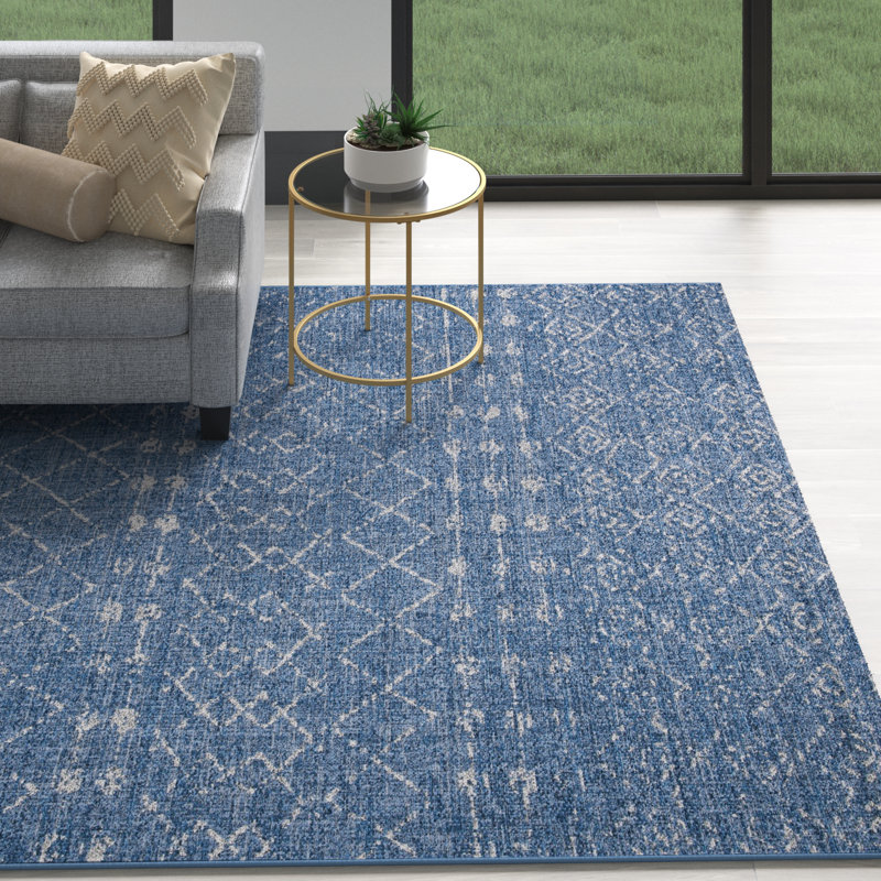 Courtyard Performance Southwestern Indoor/Outdoor Area Rug, Rectangle 4'5" x 6'5"