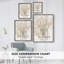 Reproduction encadrée FLORAL Series DLXII - bois massif-57596982