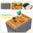 Pe Wicker Outdoor Patio Daybed With Storage And Acacia Wood Table-55483817