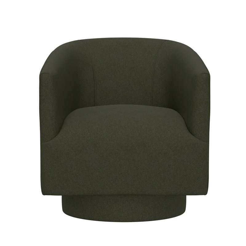 Leeroy 29'' Wide Swivel Armchairs, Green