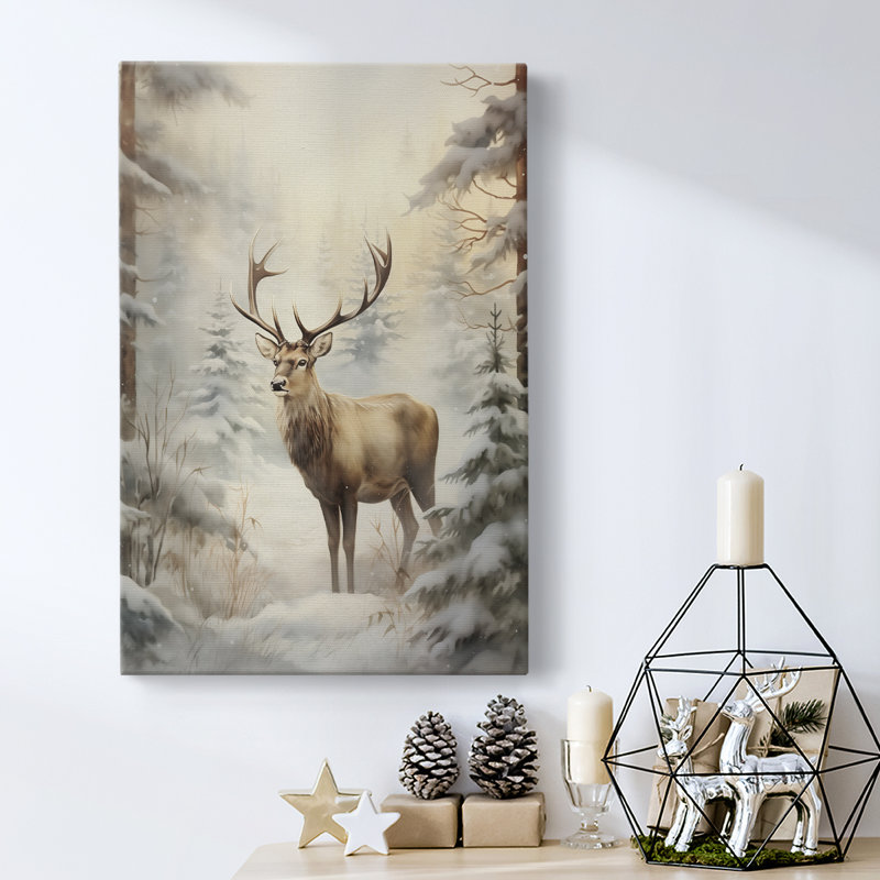Art des Fêtes de Noël - Toile tendue avec châssis DCXC, H 27 po x l 18 po