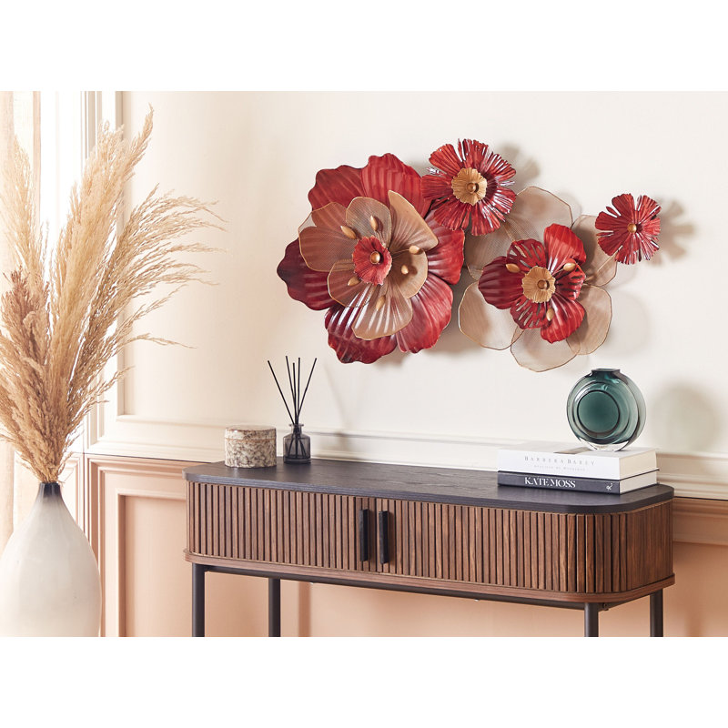 SCANDIUM Handmade Traditional Plants & Flowers Wall Decor on Metal