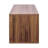 Stackable Storage Unit With 2 Sliding Glass Doors, Perfect For Home Organization Of Keepsakes, Garments, And , 13.97 Width, Walnut, Particle Board + Doors