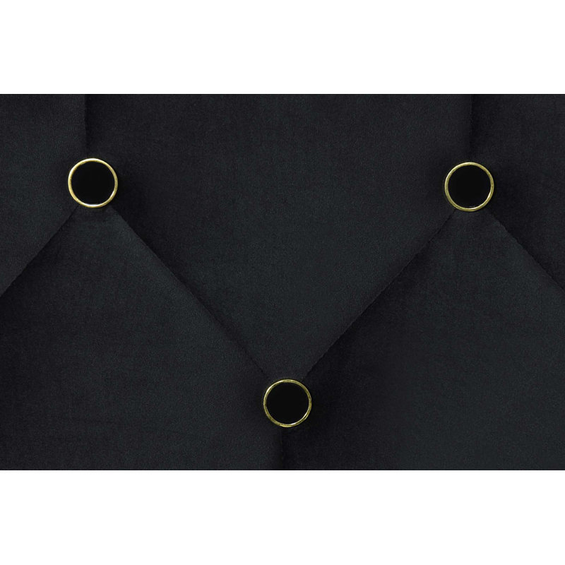 Lit de jour rembourré de luxe à double taille Isshak